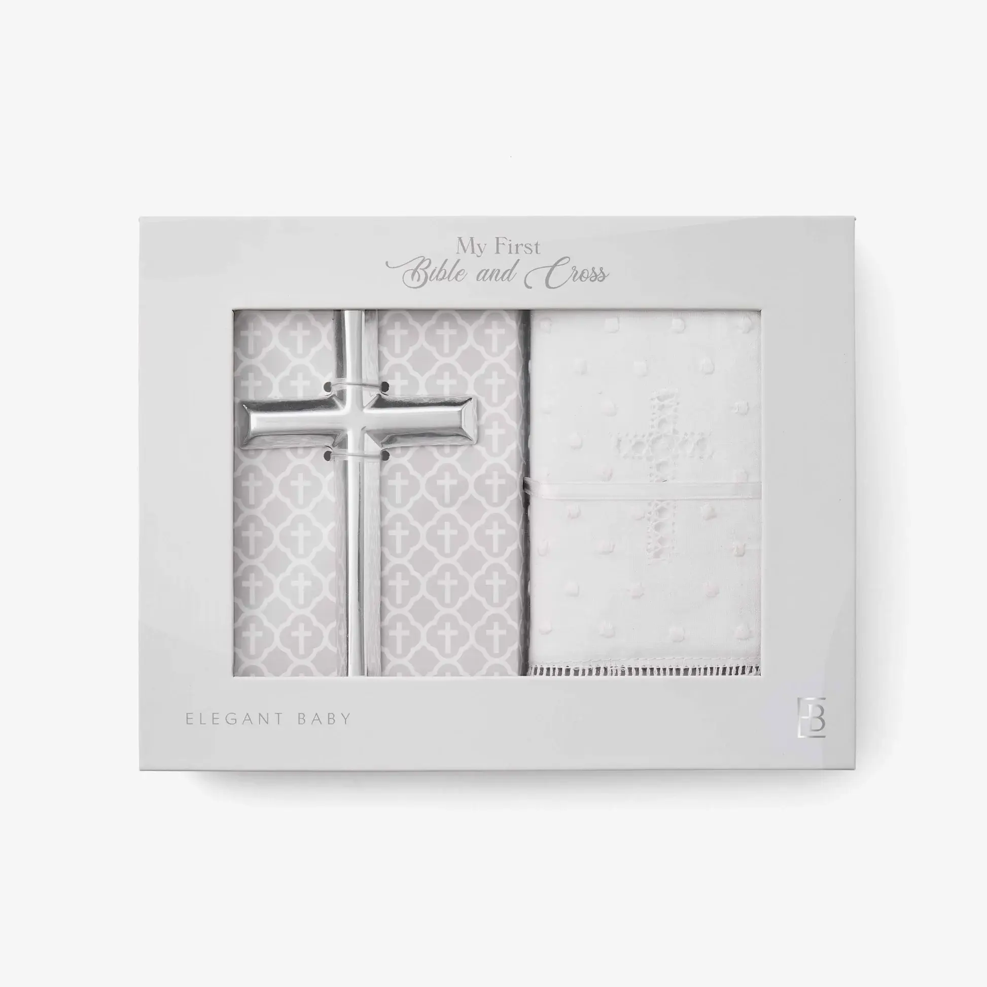 Heirloom Bible and Cross | Elegant Baby | Iris Gifts & Décor