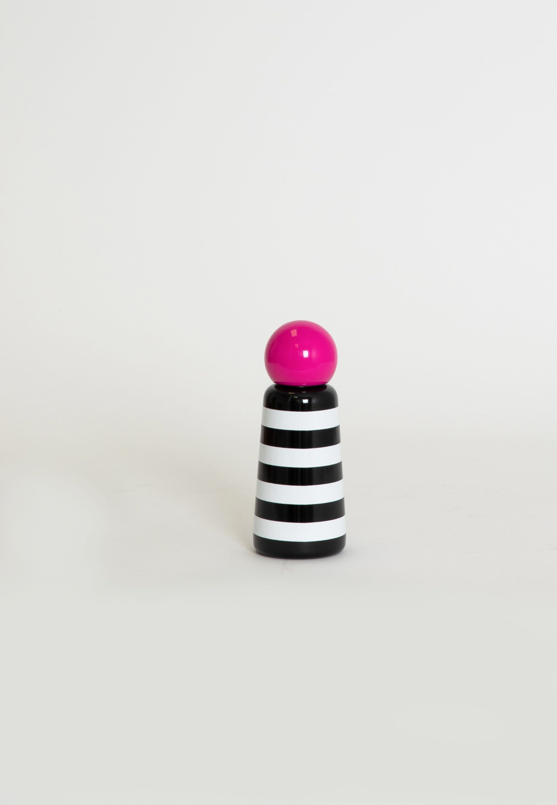 Skittle Bottle Mini- Stripes & Hot Pink | Lund London | Iris Gifts & Décor