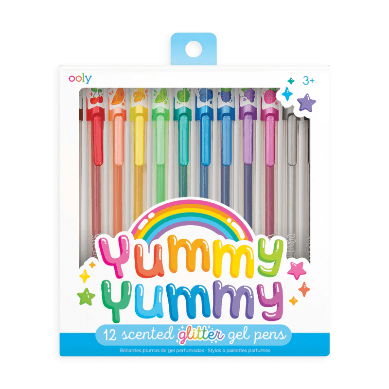 Scented Colored Glitter Gel Pens-Yummy Yummy | Ooly | Iris Gifts & Décor