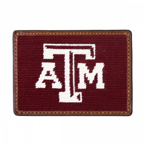 Card Wallet Texas A&M-Maroon | Smathers & Branson | Iris Gifts & Décor