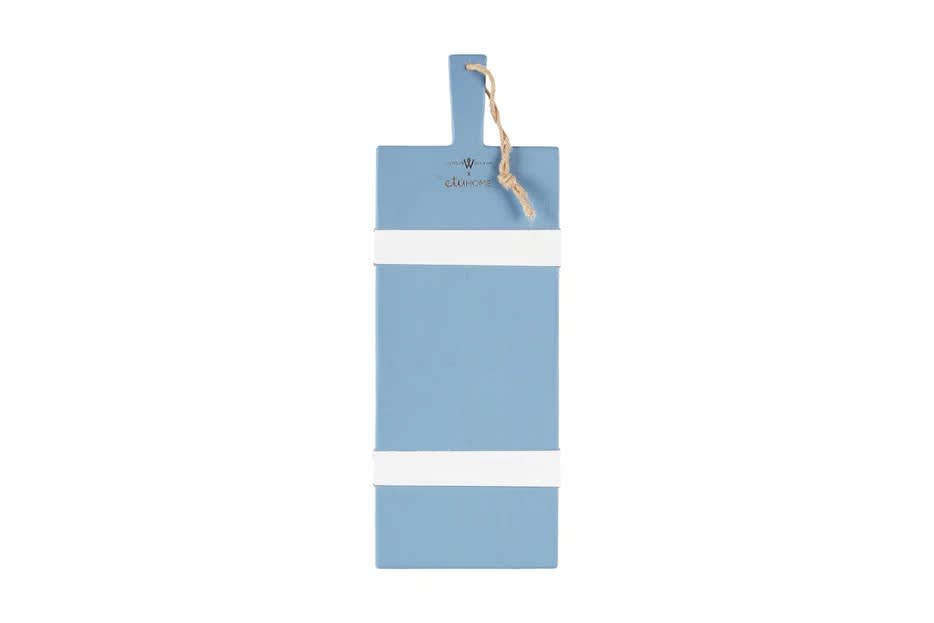 Blue White Rectangle Charcuterie Board Small Etu Home Iris Gifts   Blue Rect Small 