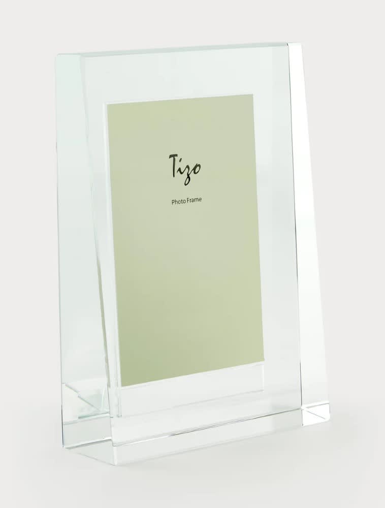 Crystal Glass Frame Plain 5 x 7 | Tizo | Iris Gifts & Décor