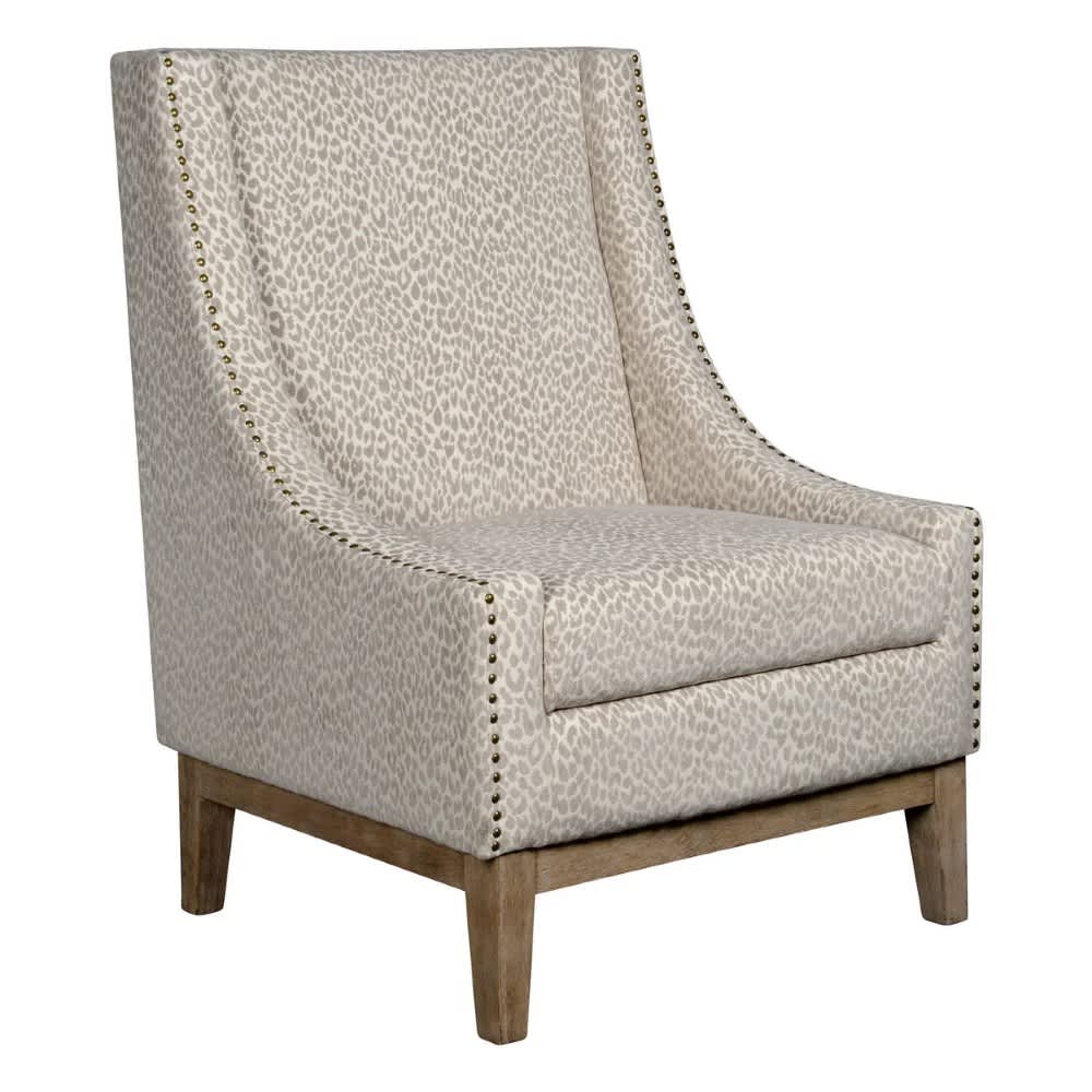 Jasmine Chair – Snow Leopard | Forty West Designs | Iris Gifts & Décor