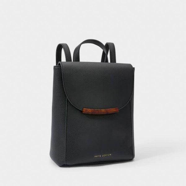 Dani Tortoiseshell Backpack Black