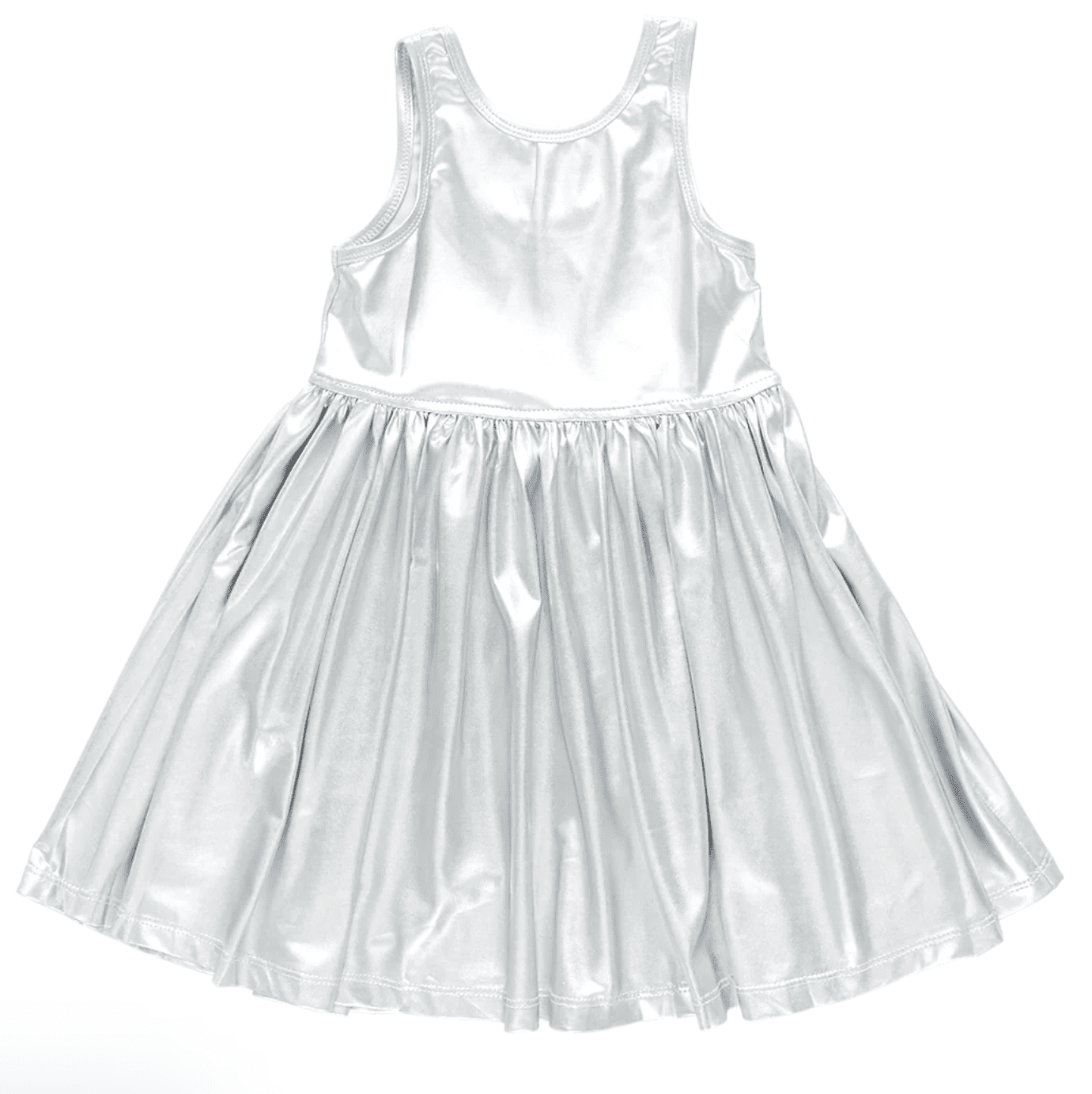Girls Liza Lame Dress – Silver | Pink Chicken | Iris Gifts & Décor