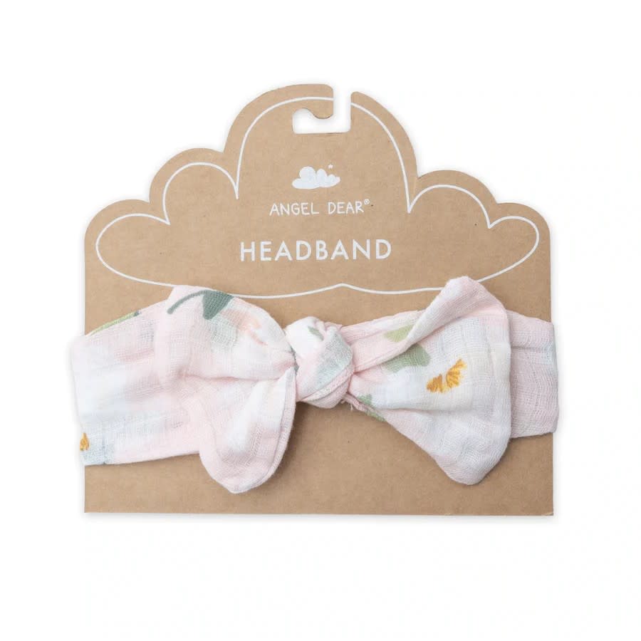 Magnolias/Pink Headband | Angel Dear | Iris Gifts & Décor