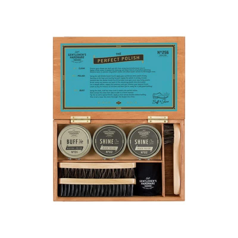 Shoe Shine Cigar Box | Gentlemen's Hardware | Iris Gifts & Décor