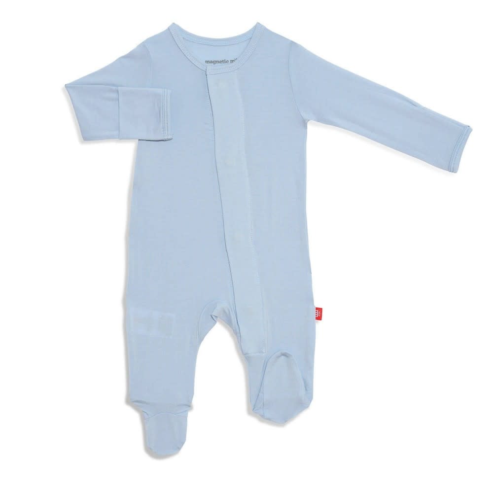 Baby Blue Modal Magnetic Footie | Magnetic Me | Iris Gifts & Décor