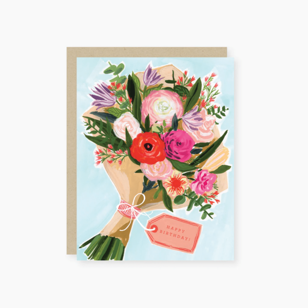 Bouquet For You Birthday Card