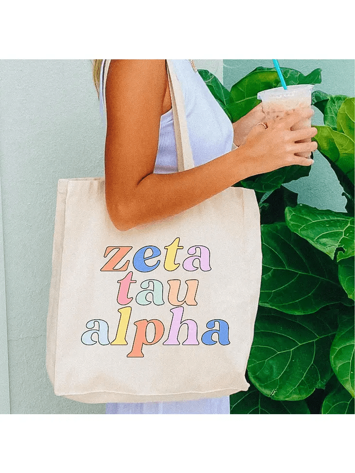 Crawford Sorority Tote | Duo Threads | Iris Gifts & Décor
