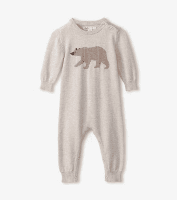 Cub Sweater Romper-Oatmeal Melange | Hatley | Iris Gifts & Décor