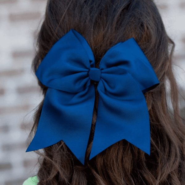 Hair Bow - Navy