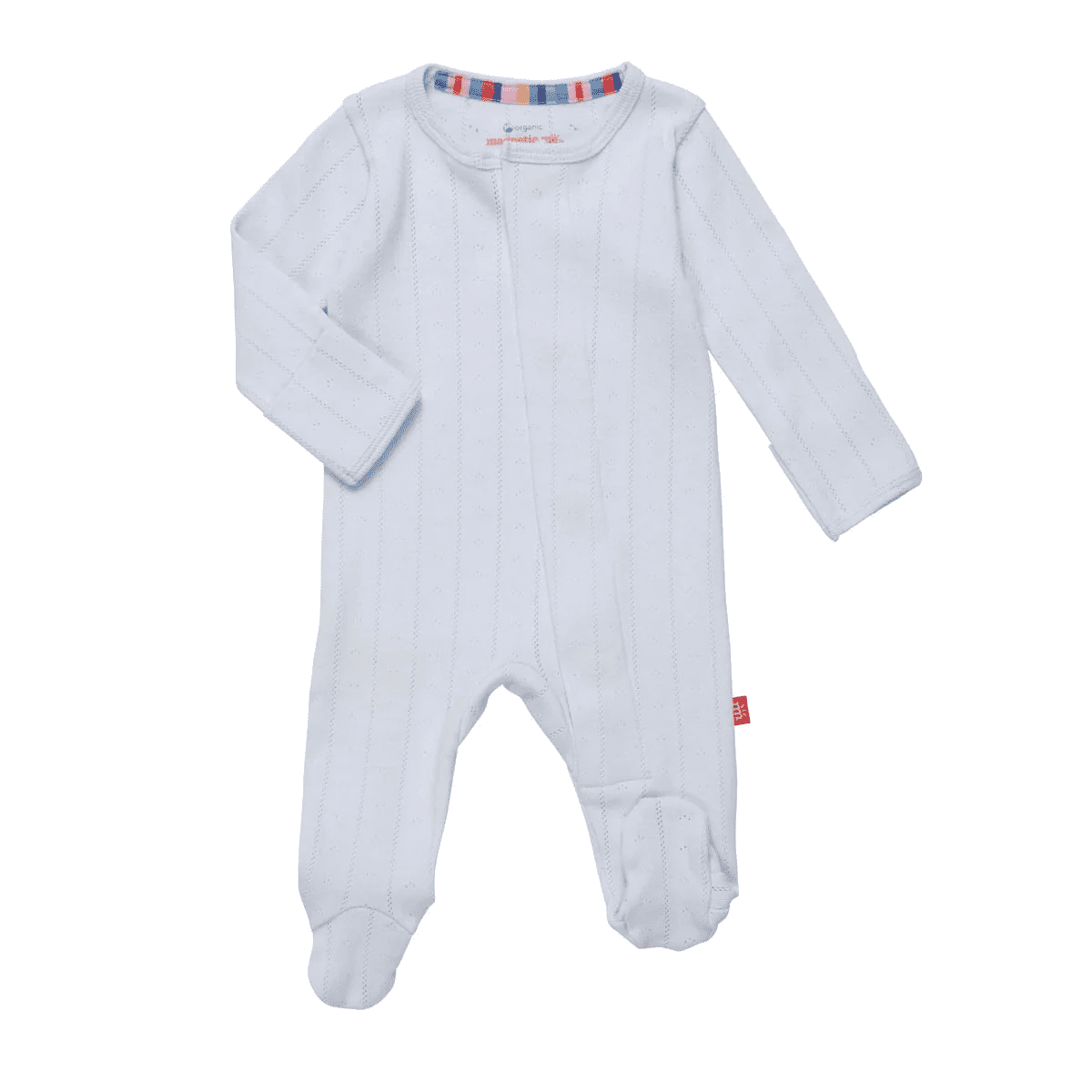 Love Lines Pointelle Onesie – Blue | Magnetic Me | Iris Gifts & Décor