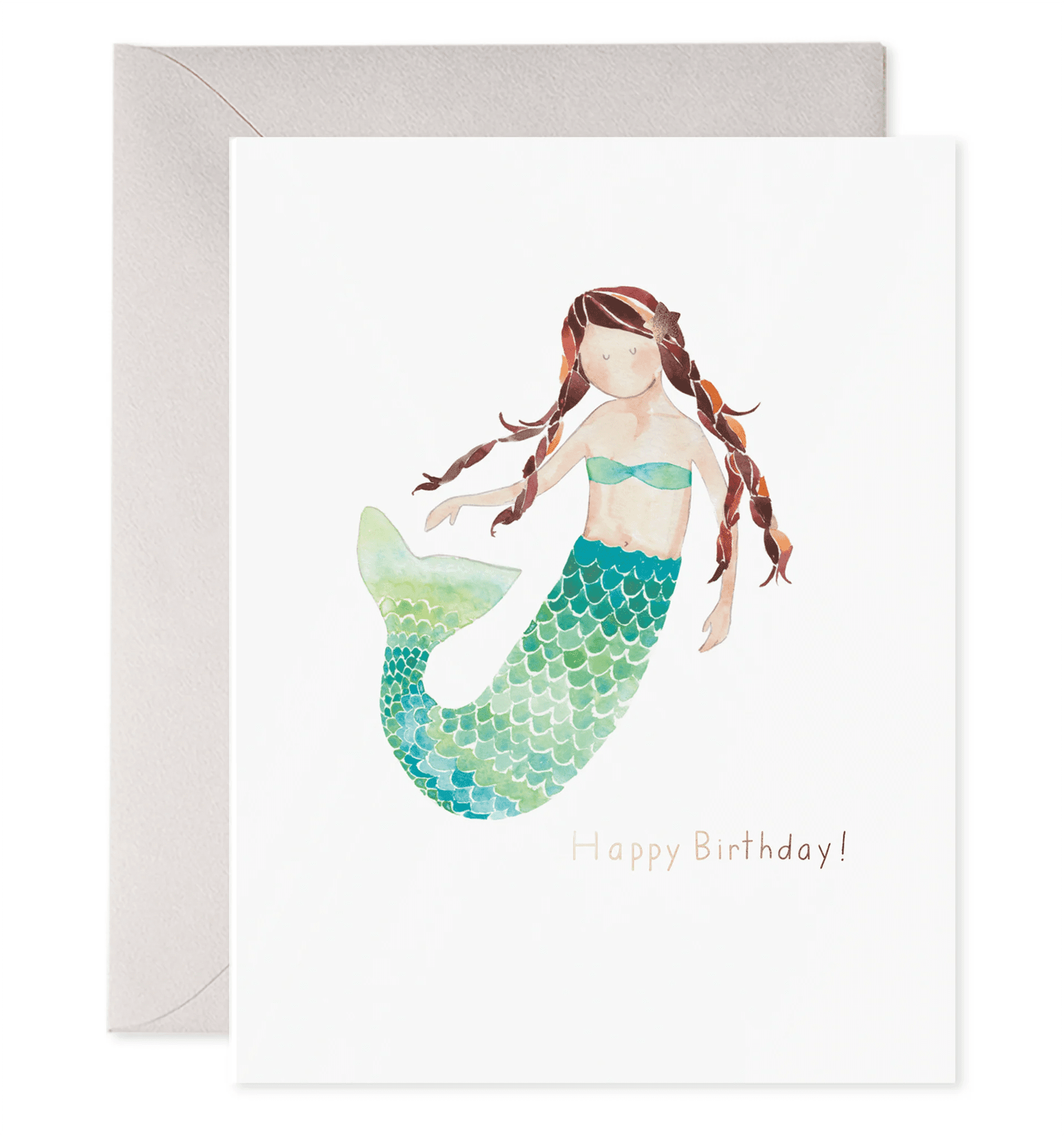 Single Card Mermaid | E. Frances Paper Inc. | Iris Gifts & Décor