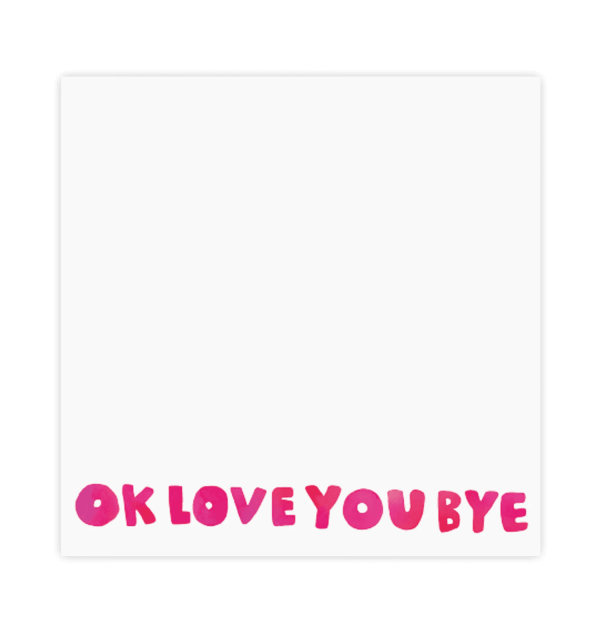 Okloveyoubye Notepad - Image 3