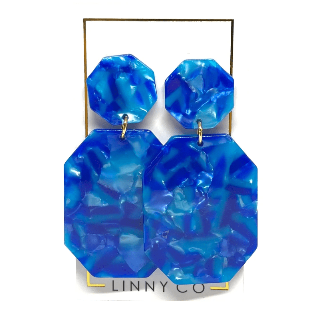 Parker – Colbalt Blue Earrings | Linny Co | Iris Gifts & Décor