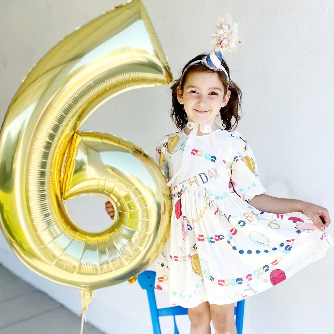 Brooke Dress – Birthday Garland | Pink Chicken | Iris Gifts & Décor