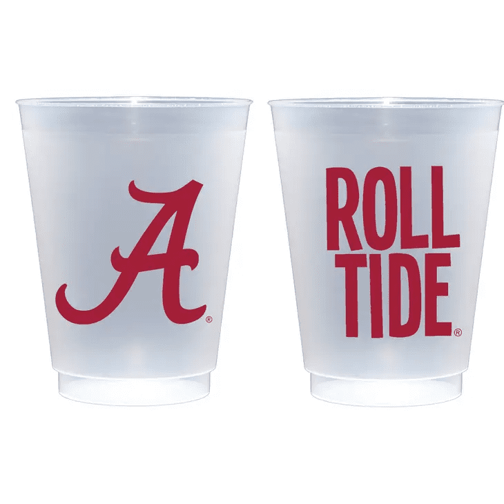 Alabama/Roll Tide Shatterproof Cups-10 pack | Two Funny Girls | Iris Gifts & Décor