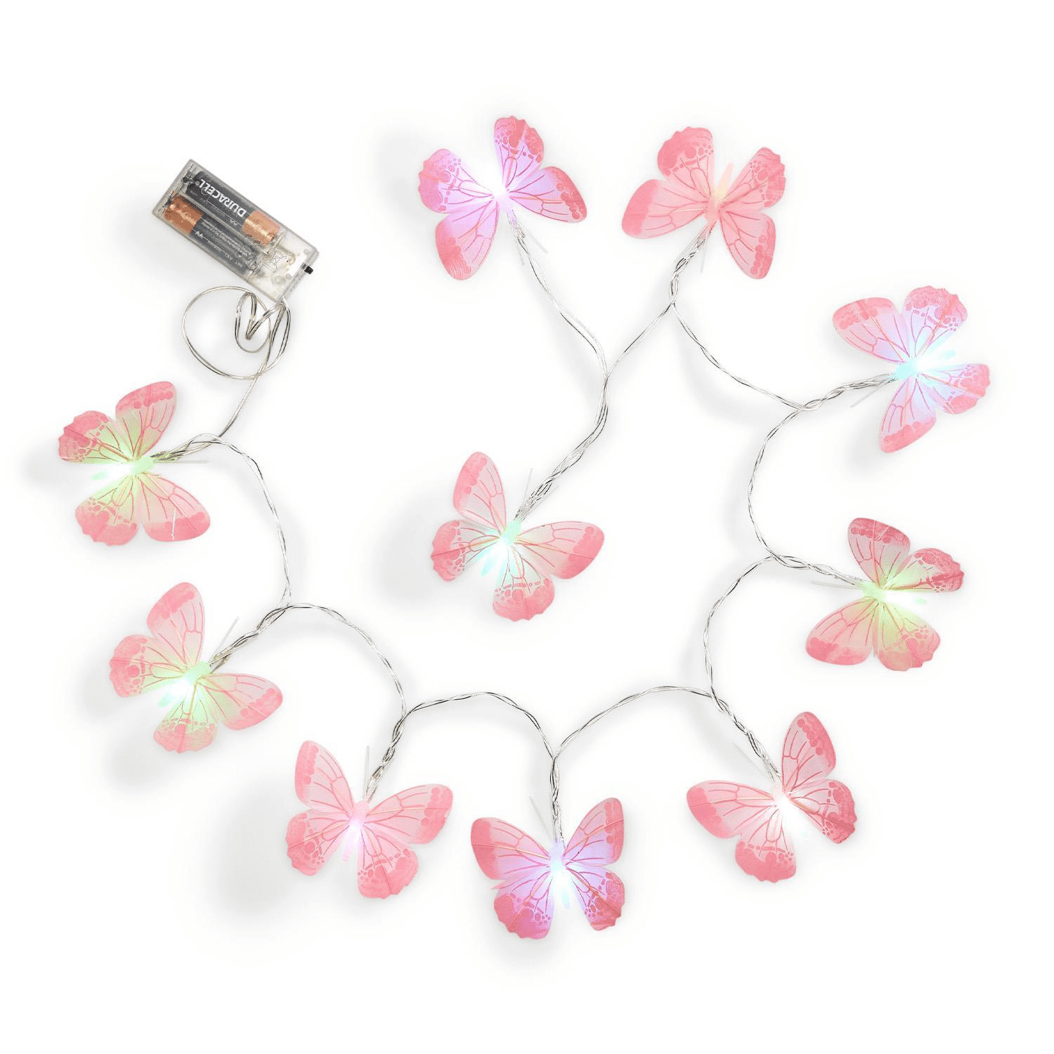 Butterflies Color Changing LED String Lights | Two's Company | Iris Gifts & Décor