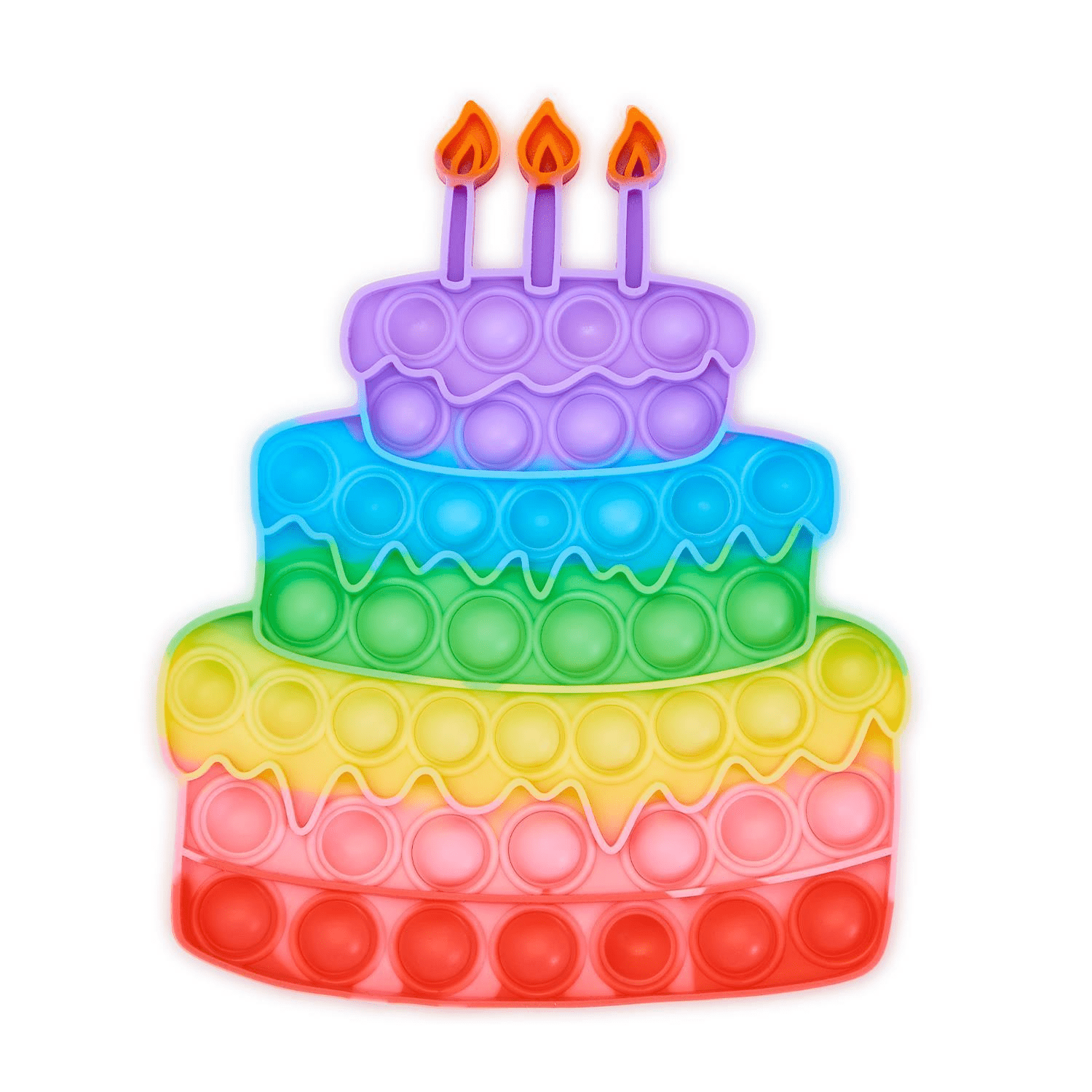 Cake Rainbow Bubble Popper | Two's Company | Iris Gifts & Décor