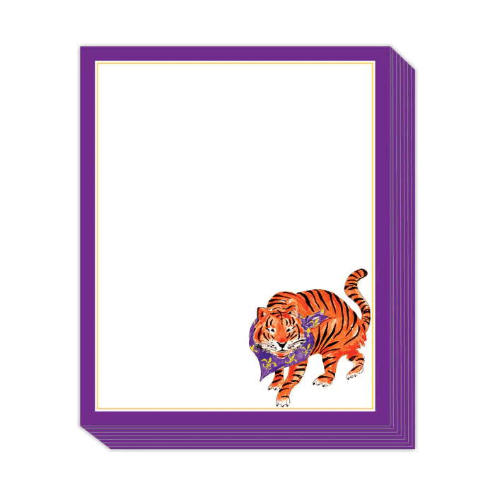 Handpainted Tiger Tall Stack Pad | Rosanne Beck | Iris Gifts & Décor