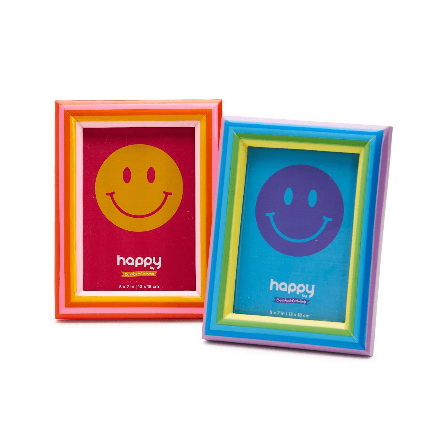 Happy Photo Frame 5 x 7 Two's Company Iris Gifts & Décor