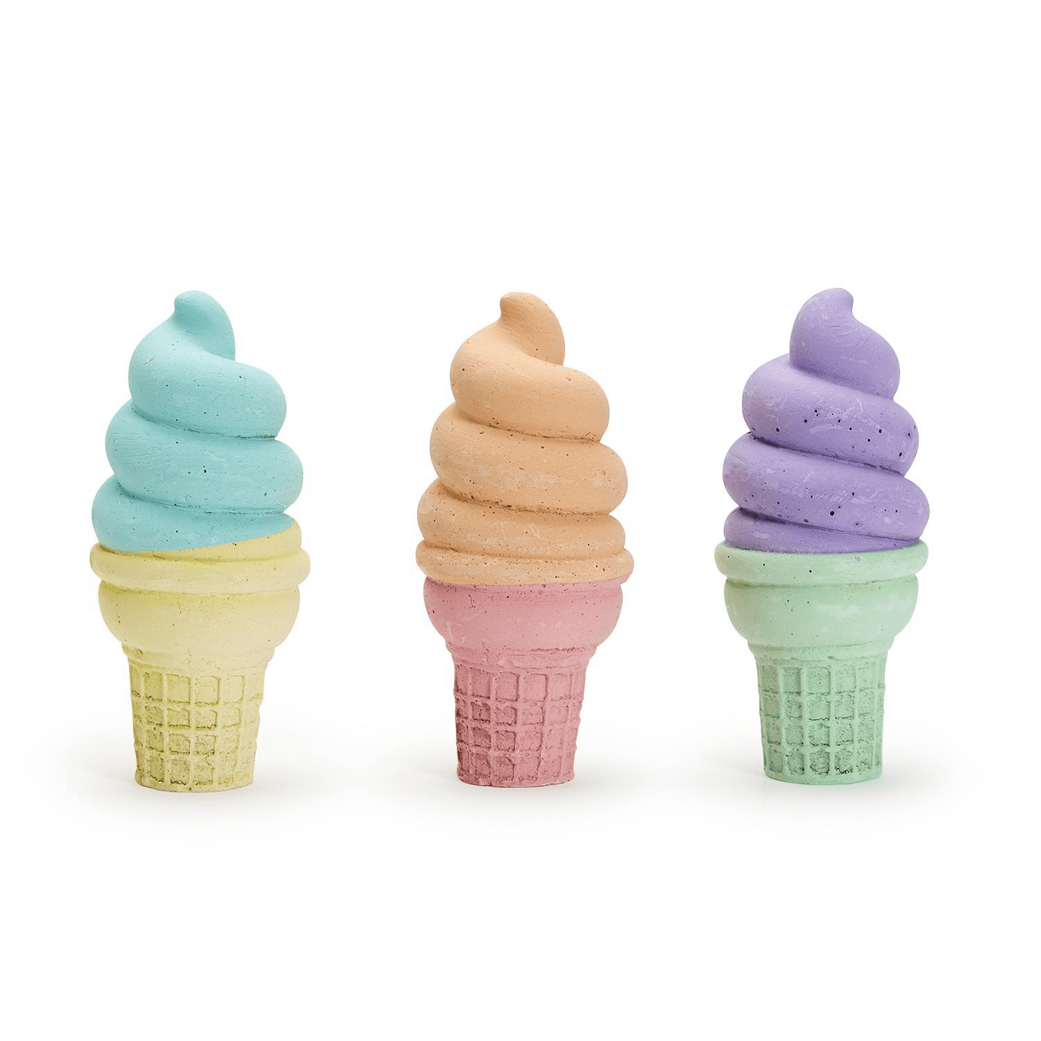 Ice Cream Cone Chalk Set of 3 | Two's Company | Iris Gifts & Décor