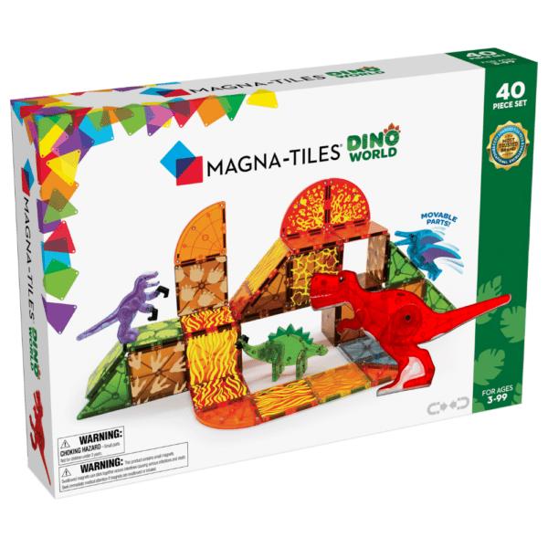 Magna-Tiles Dino World-40pc | Magna Tiles | Iris Gifts & Décor