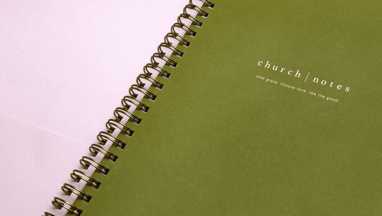 Church Notes Notebook – Blush Pink | Church Notes | Iris Gifts & Décor