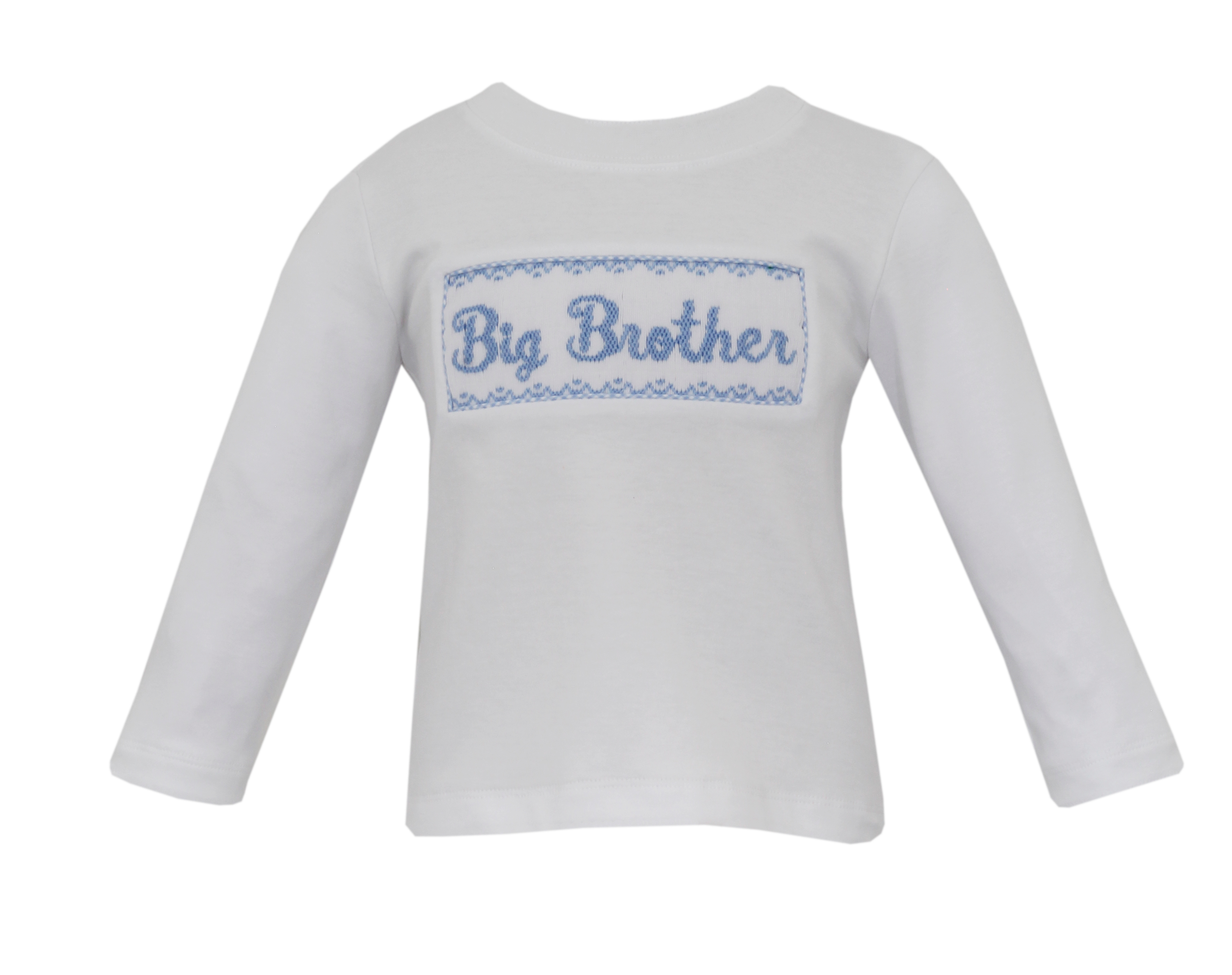 Boy’s T-Shirt-White Knit L/S | Anavini | Iris Gifts & Décor