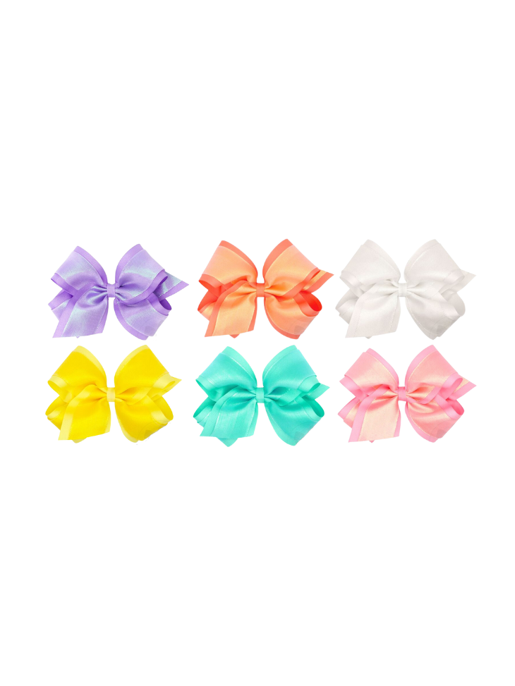 King Iridescent Shimmer Bow | Wee Ones | Iris Gifts & Décor