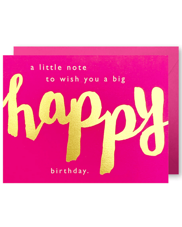 Big Happy Birthday Card