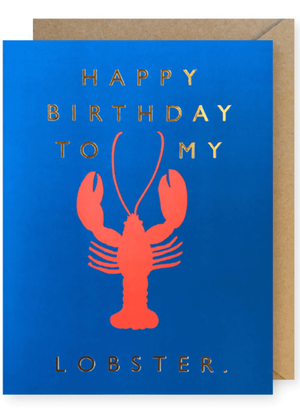 Birthday Lobster Card