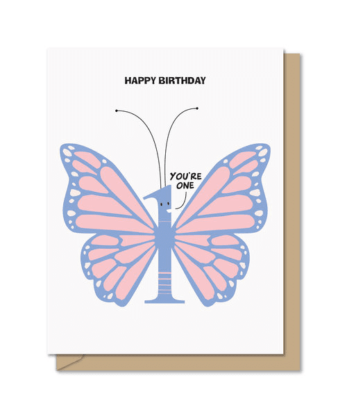 Butterfly Birthday One Card | Maginating | Iris Gifts & Décor
