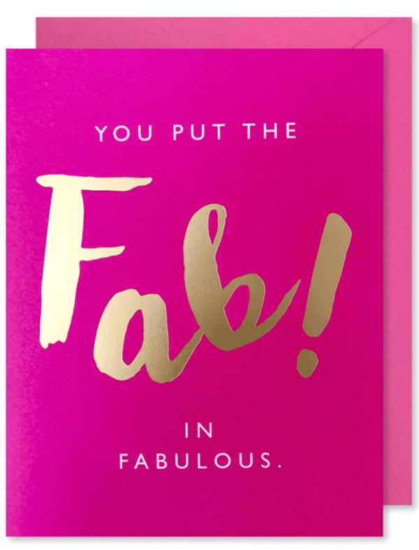 Fab In Fabulous Card