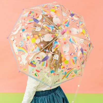 Fantasy Transparent Colour Changing Umbrella | Floss & Rock | Iris Gifts & Décor