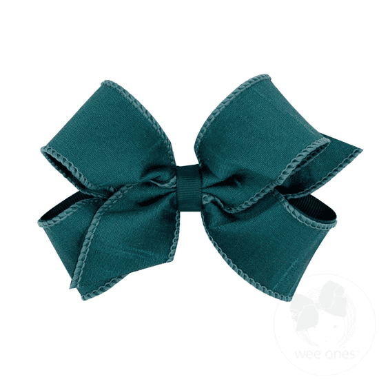Medium Dupioni with Grosgrain Bow | Wee Ones | Iris Gifts & Décor