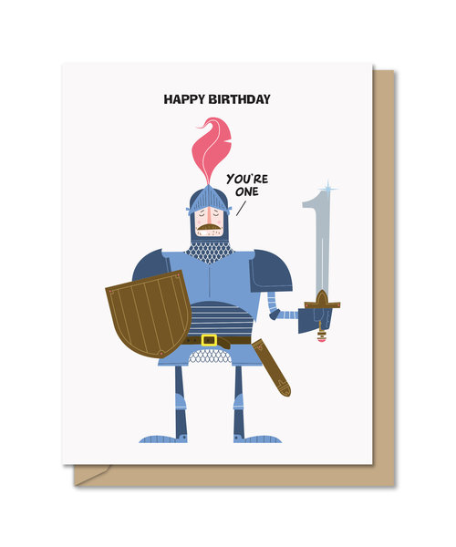 One Knightly Birthday Card | Maginating | Iris Gifts & Décor