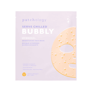Served Chilled Bubbly Hydrogel Brightening Mask Single