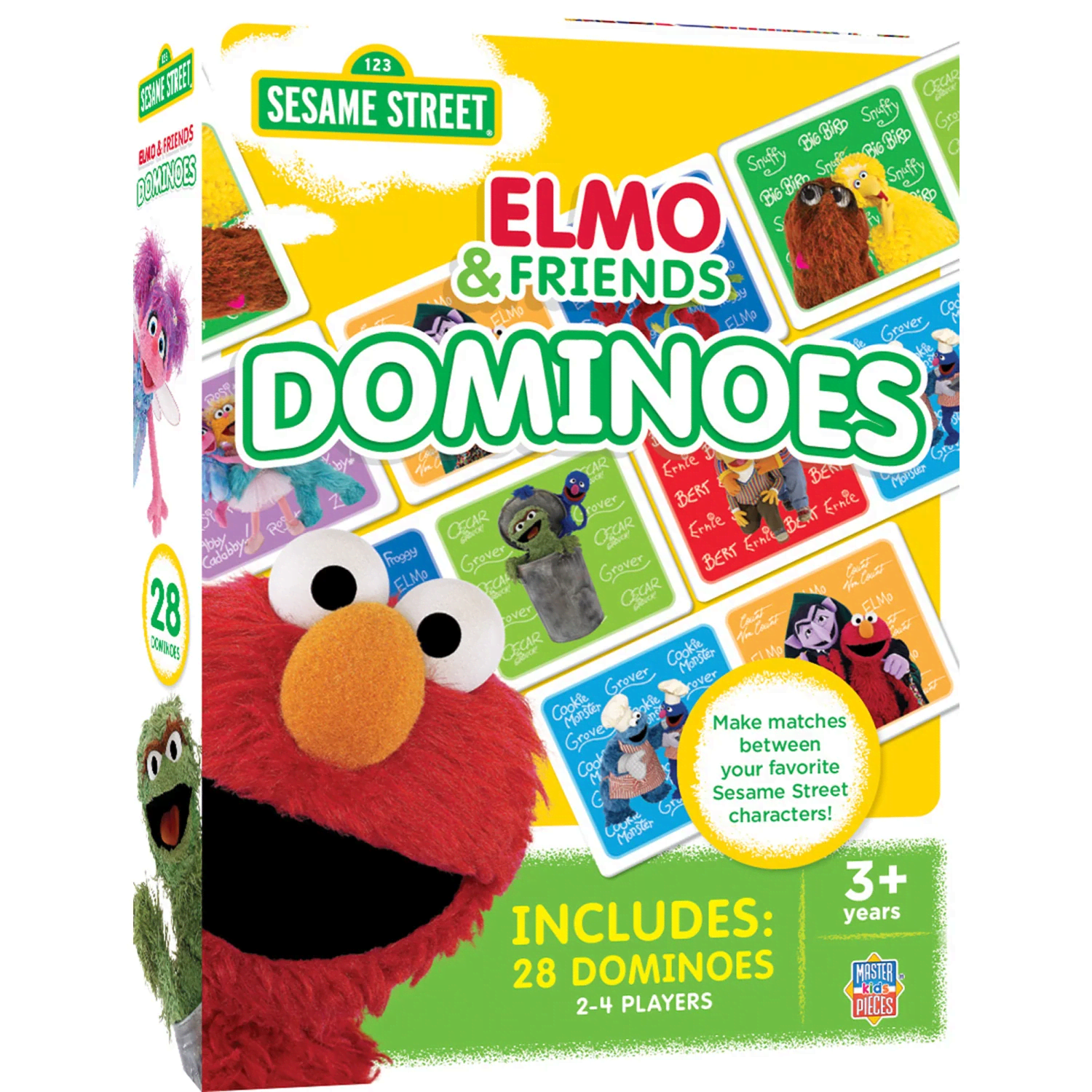 Elmo & Friends Dominoes | MasterPieces Puzzle Co | Iris Gifts & Décor
