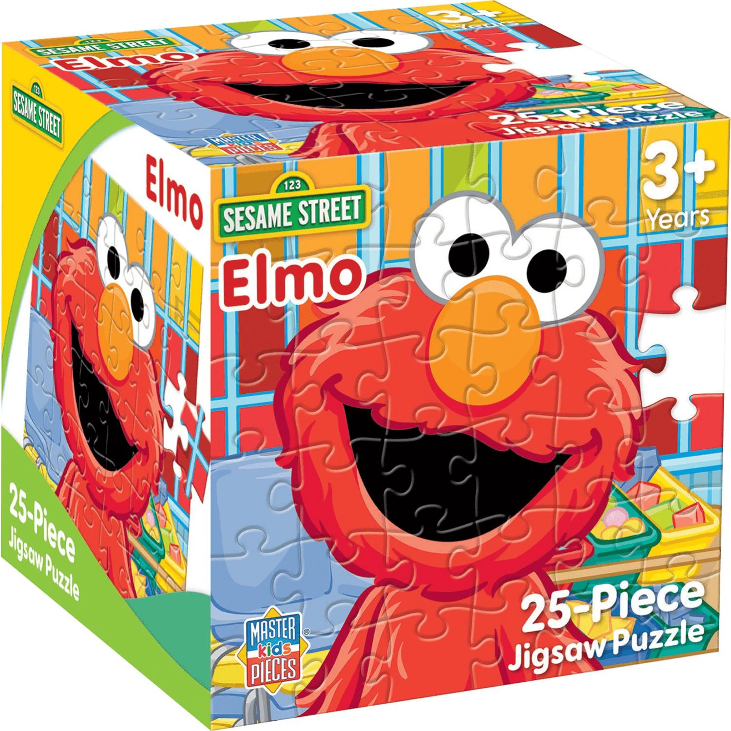 Sesame Street Elmo 25pc Cube Puzzle | MasterPieces Puzzle Co | Iris Gifts & Décor