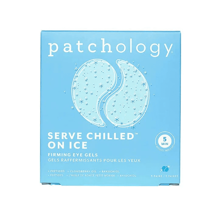 Served Chilled On Ice Firming Eye Gels 5 Pack | Patchology | Iris Gifts & Décor