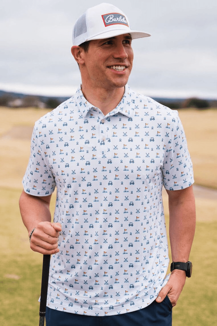 Hole in One Performance Polo | burlebo | Iris Gifts & Décor