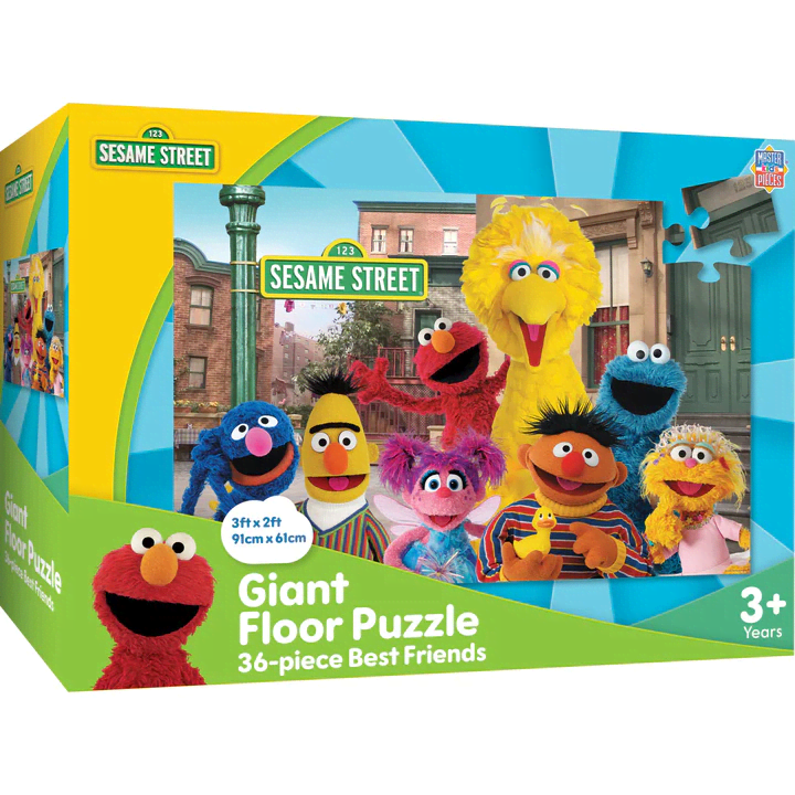 Sesame Street Best Friends 36pc Floor Puzzle | MasterPieces Puzzle Co | Iris Gifts & Décor