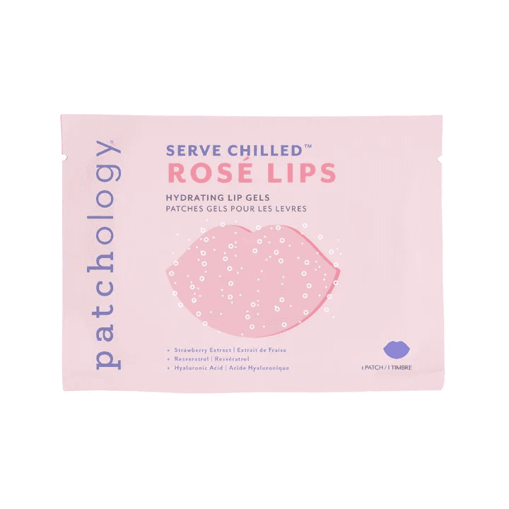 Serve Chilled Rose’ Hydrating Lip Gels Single | Patchology | Iris Gifts & Décor