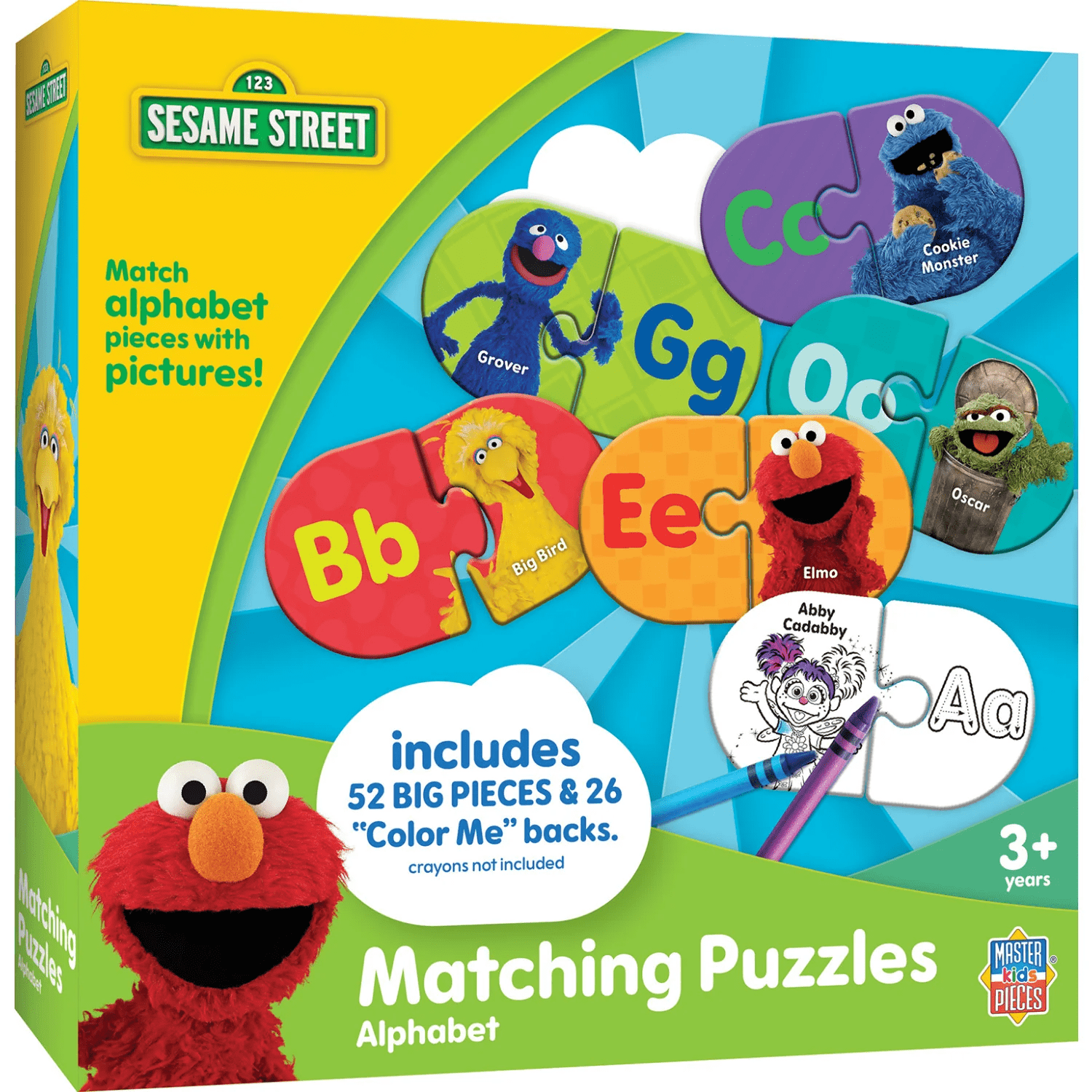 Sesame Street Alphabet Matching Puzzle | MasterPieces Puzzle Co | Iris Gifts & Décor