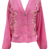 Pink Bunny Cardigan | Queen of Sparkles | Iris Gifts & Décor