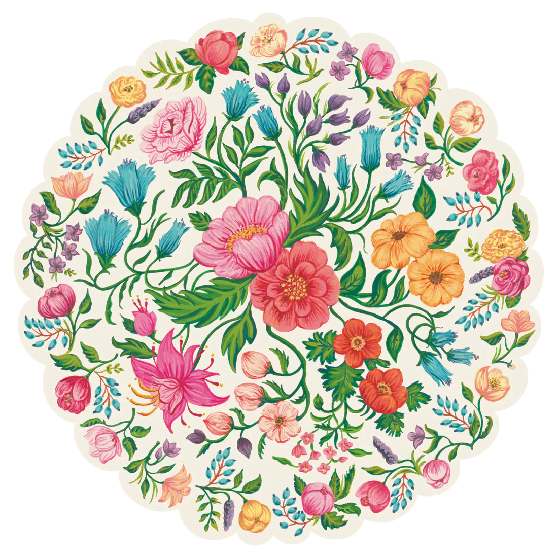 Die Cut Sweet Garden Posey Placemat – 12 Sheets | Hester & Cook | Iris Gifts & Décor