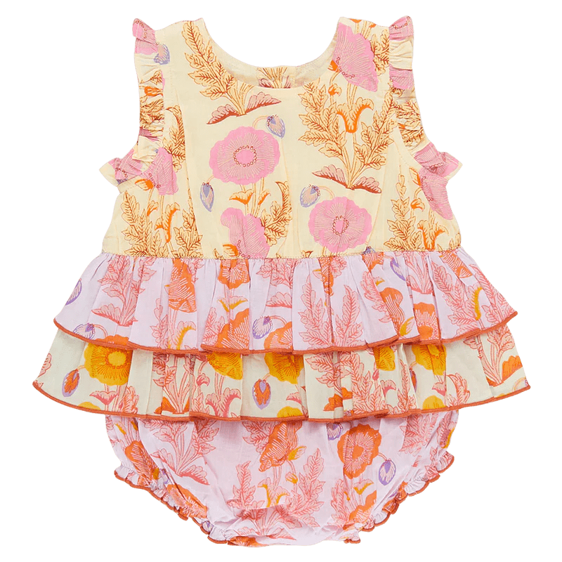 Baby Girl Heidi Bubble-Gilded Floral Mix | Pink Chicken | Iris Gifts & Décor