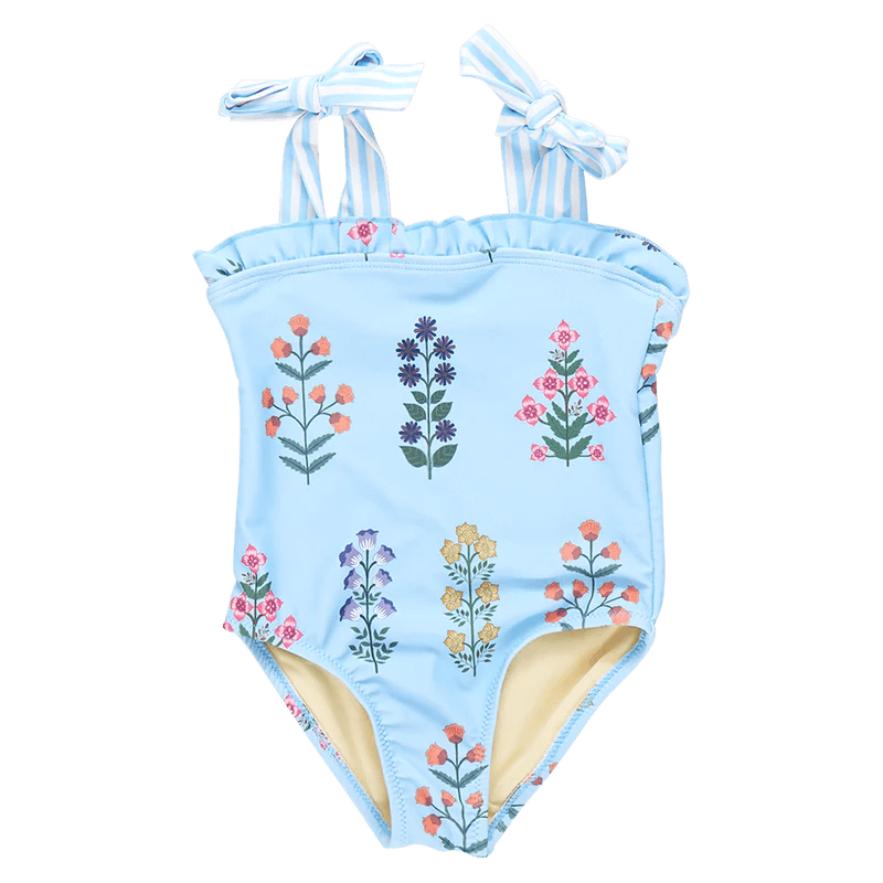 Girls Hero Suit – Blue Bell Field Floral | Pink Chicken | Iris Gifts & Décor
